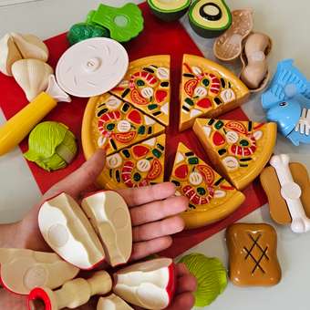 Игрушка TIPTOPOLIS Пицца 10 предм.: отзыв пользователя Детский Мир