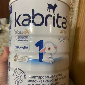 Смесь молочная Kabrita Gold 1 400г с 0месяцев: отзыв пользователя ДетМир
