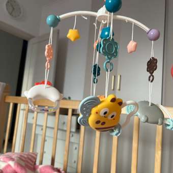 Мобиль SHARKTOYS Тимоша розовый: отзыв пользователя Детский Мир