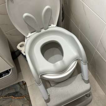 Накладка на унитаз со ступенькой Babyton Grey: отзыв пользователя ДетМир
