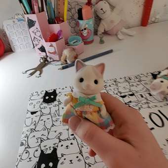 Игровой набор Sylvanian Families Семья Латте котов: отзыв пользователя ДетМир