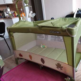 Манеж кровать Babyton Dreamy Green: отзыв пользователя Детский Мир
