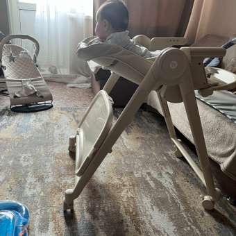 Стульчик для кормления Tomix Haven бежевый: отзыв пользователя Детский Мир