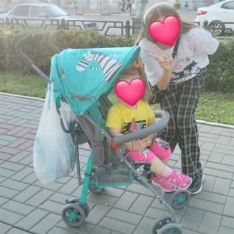 Коляска прогулочная Babyton Zoo Blue: отзыв пользователя ДетМир