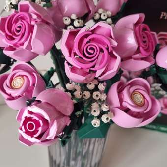 Конструктор LEGO Botanicals Bouquet of Pink Roses 789 дет.: отзыв пользователя Детский Мир