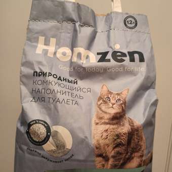 Наполнитель Homzen 5кг 12 л минеральный, комкующийся: отзыв пользователя. Зоомагазин Зоозавр