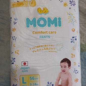 Трусики Momi Comfort Care L (9-14 кг) 56 шт.: отзыв пользователя Детский Мир