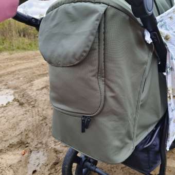 Коляска прогулочная MOWbaby MOWBaby Stormy, olive зеленый: отзыв пользователя Детский Мир