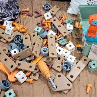 Конструктор TrendToys с шуруповертом и отверткой 144 дет.: отзыв пользователя Детский Мир