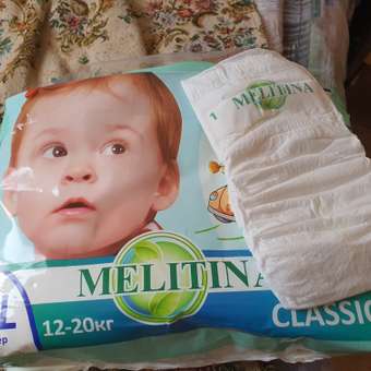 Подгузники Melitina Classic XL 36 шт.: отзыв пользователя Детский Мир