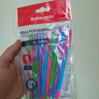 Ручка шариковая Brauberg 8 шт.: отзыв пользователя Детский Мир