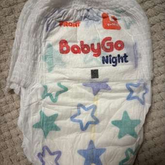 Трусики BabyGo ночные 4 (9-14 кг) 30 шт.: отзыв пользователя Детский Мир