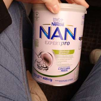 Смесь NAN Тройной комфорт сухая молочная 800г с 0месяцев: отзыв пользователя Детский Мир