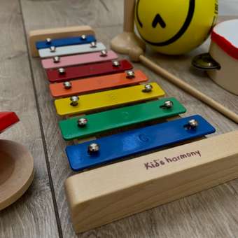Игрушка музыкальная Kids Harmony бубен, маракас, ксилофон: отзыв пользователя ДетМир