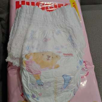 Трусики Huggies Ultra Comfort для девочек 7 (от 17 кг) 40 шт.: отзыв пользователя ДетМир