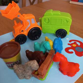 Пластилин Play-Doh Фермерский трактор: отзыв пользователя ДетМир