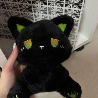 Мягкая игрушка Balori Черный кот 20см: отзыв пользователя Детский Мир