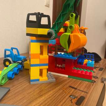 Конструктор LEGO DUPLO Строительная площадка 61 дет.: отзыв пользователя Детский Мир
