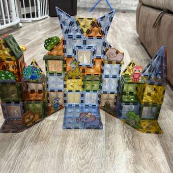 Конструктор Attivio Парк для зверят магнитный 117 дет.: отзыв пользователя Детский Мир