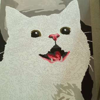 Картина по номерам Art sensation Кошачьи эмоции: отзыв пользователя Детский Мир