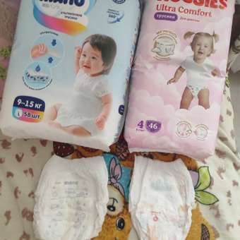 Трусики Huggies Ultra Comfort для девочек 4 (9-14) 46 шт.: отзыв пользователя Детский Мир