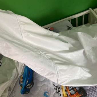 Наматрасник Mrs.Stretch Mr.Jersy 160х80: отзыв пользователя Детский Мир