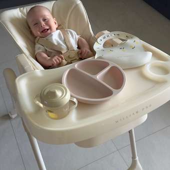 Стульчик для кормления Happy Baby WILLIAM PRO белый: отзыв пользователя Детский Мир