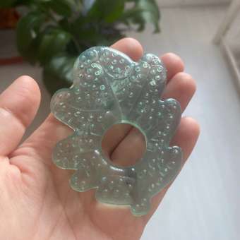 Прорезыватель BabyGo Лист с водой: отзыв пользователя Детский Мир