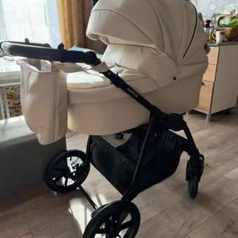 Коляска 2в1 JOVOLA Tessa Eco Te 02 бежевая кожа: отзыв пользователя Детский Мир