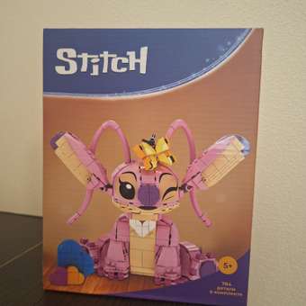Конструктор Stitch Стич розовый 784 дет.: отзыв пользователя Детский Мир