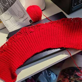 Пряжа для вязания YarnArt Adore 100 гр 280 м акрил с эффектом анти-пиллинга 5 мотков 352 красный: отзыв пользователя Детский Мир