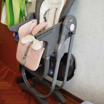 Стульчик для кормления Rant Cafe, grey+pink розовый: отзыв пользователя Детский Мир