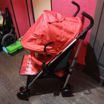 Коляска прогулочная Babyton City Red красный: отзыв пользователя Детский Мир