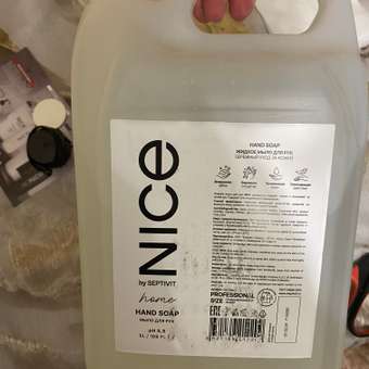 Мыло жидкое NICE by Septivit Авокадо-манго 5200 г 5000 мл: отзыв пользователя Детский Мир