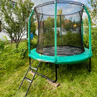 Батут каркасный 8 ft UNIX line Green общий диаметр 244 см до 150 кг: отзыв пользователя Детский Мир