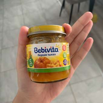 Пюре Bebivita Тыква с 5 мес 100 г: отзыв пользователя Детский Мир
