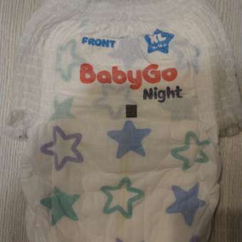 Трусики BabyGo ночные 5 (12-16 кг) 28 шт.: отзыв пользователя Детский Мир