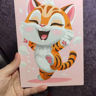 Картина по номерам Hobby Paint Тигриная радость в ассортименте: отзыв пользователя Детский Мир
