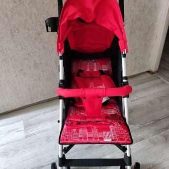 Коляска прогулочная Babyton City Red красный: отзыв пользователя Детский Мир