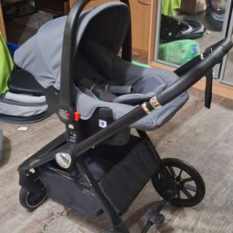 Коляска 3в1 JOVOLA Pepper 3в1, темно-серый: отзыв пользователя Детский Мир