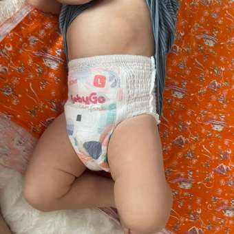 Трусики BabyGo Comfort L (9-14 кг) 44 шт.: отзыв пользователя ДетМир