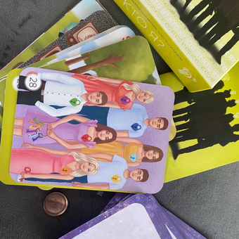 Настольная игра People Like U МАК 56 карточек+монета+книга: отзыв пользователя Детский Мир