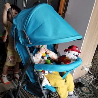Коляска прогулочная BabyGo Mirage синий: отзыв пользователя ДетМир