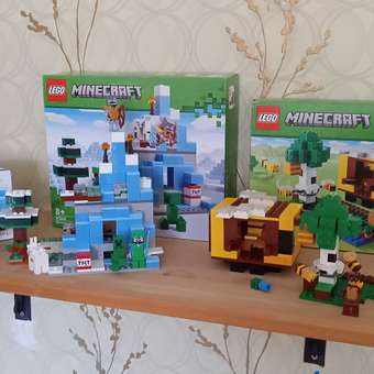 Конструктор LEGO Minecraft Пчелиный коттедж 254 дет.: отзыв пользователя ДетМир
