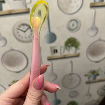 Ложка BabyGo Pink 1 предм.: отзыв пользователя Детский Мир