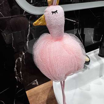 Мочалка FUTURINO Home Фламинго: отзыв пользователя Детский Мир