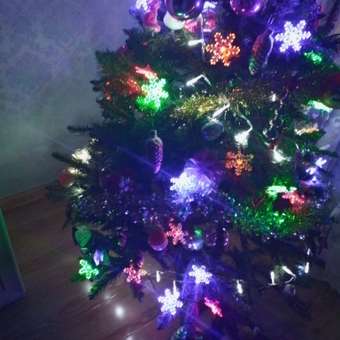 Светодиодная гирлянда NEON-NIGHT Снежинки 303-065: отзыв пользователя Детский Мир