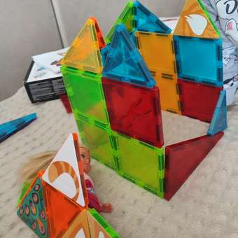 Конструктор Attivio Животные магнитный 83 дет.: отзыв пользователя Детский Мир