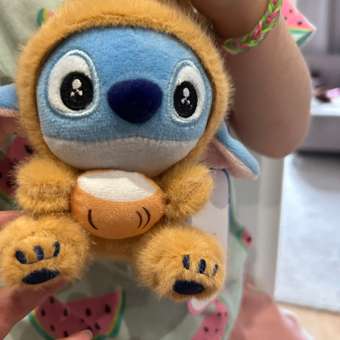 Игрушка мягкая Stitch Foooodies на цепочке коричневый: отзыв пользователя Детский Мир