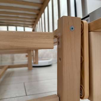 Детская кроватка MOWbaby Lilla, продольный маятник (бежевый): отзыв пользователя Детский Мир